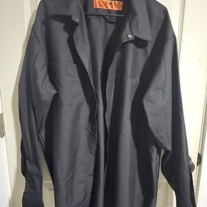 Men's Black Button-Up Jacket